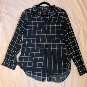 Banana Republic size XS navy with cream